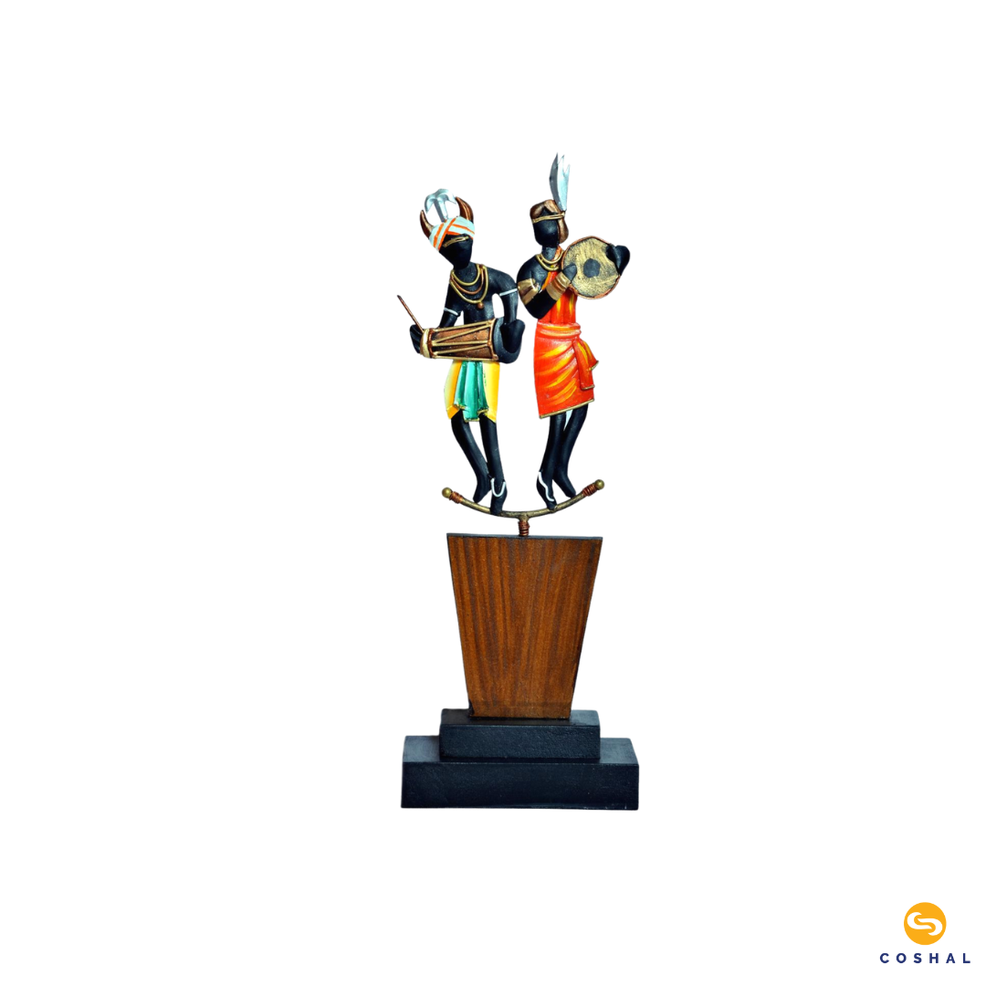 Coshal Wrought Iron Tribal Figures Metal For Mementos | Coshal | CM07