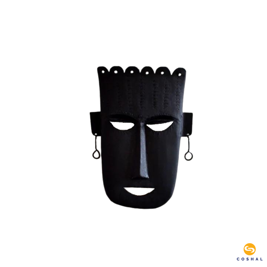 Abstract Mask Wall Hanging | Wrought Iron | Wall Art For Living Room | Coshal | CI05