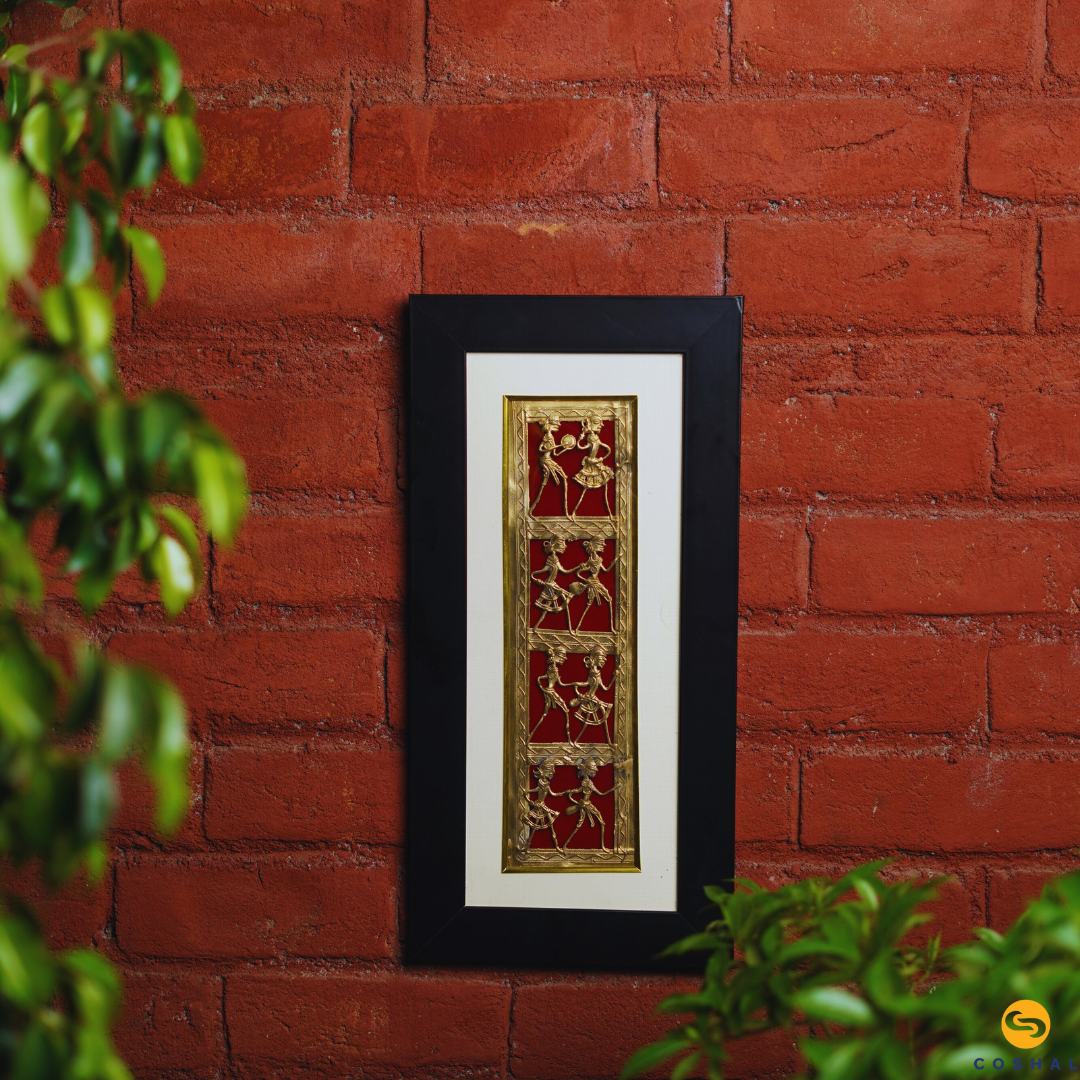 Brass Art Dhokra Wall Frame | Dokra art | Home and Wall Decor | Coshal | CD46