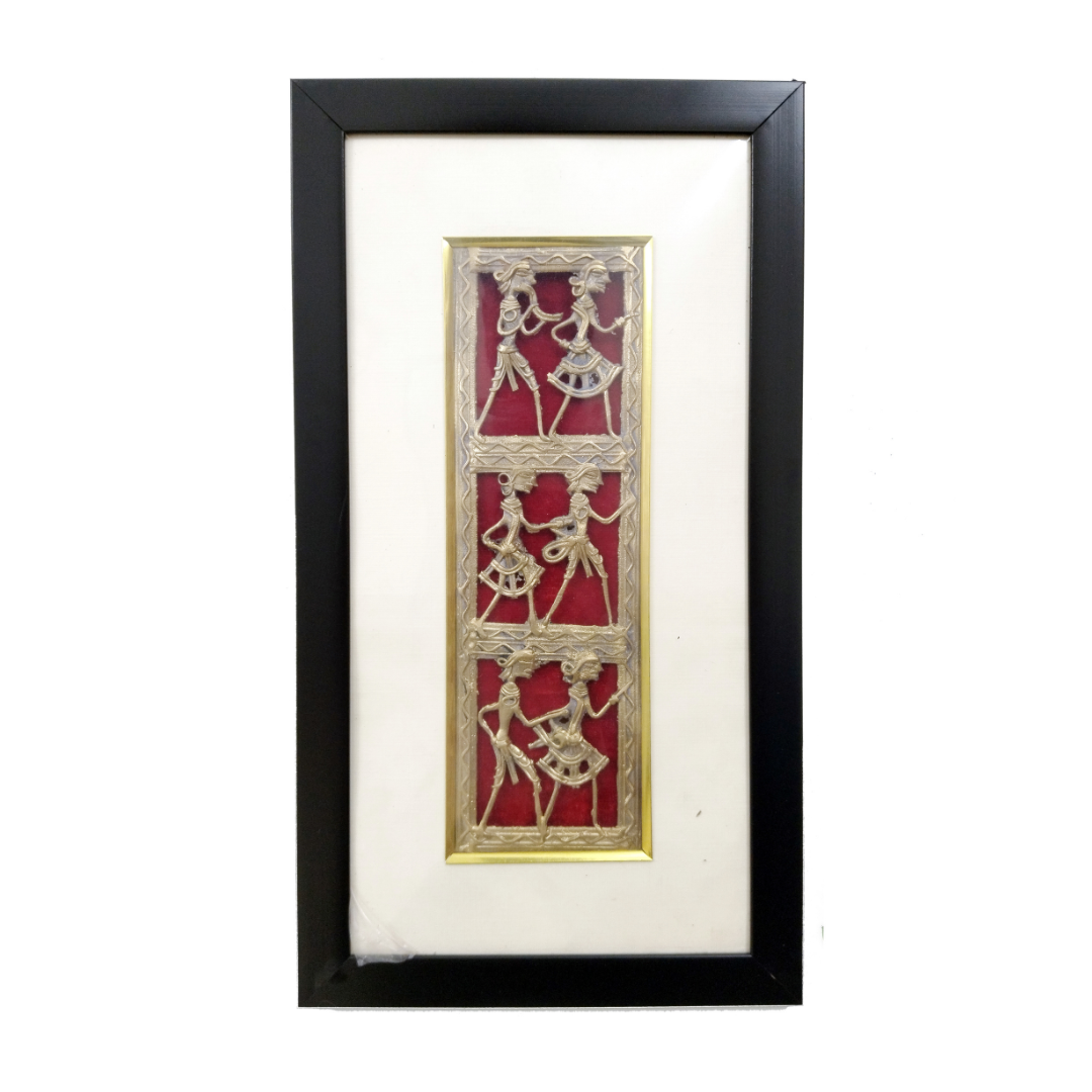 Brass Dhokra Art Wall Frame | Best for Wall Decor | Coshal | CD48