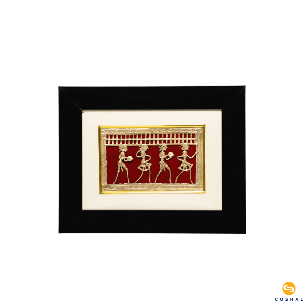 Brass Dhokra Art Wall Frame | Dokra art | Home and Wall Decor | Coshal | CD41