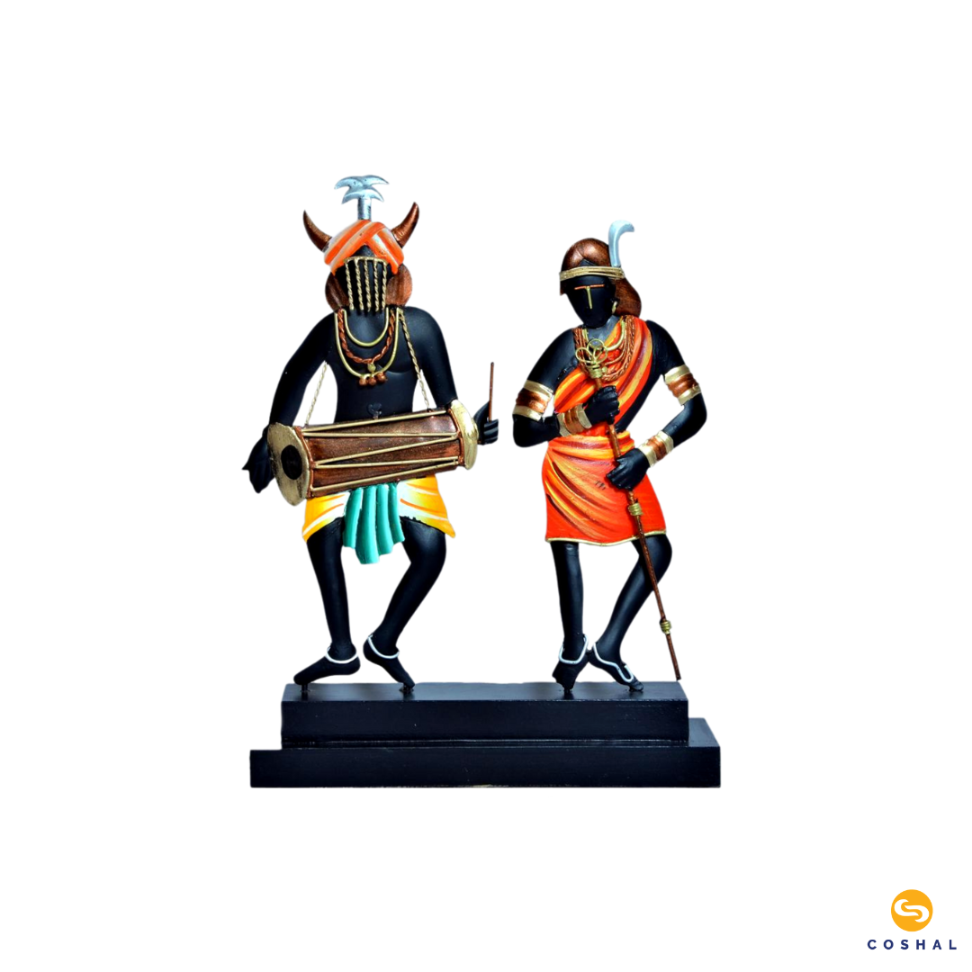 Coshal Wrought Iron Tribal Figures Metal For Mementos | Coshal | CM09