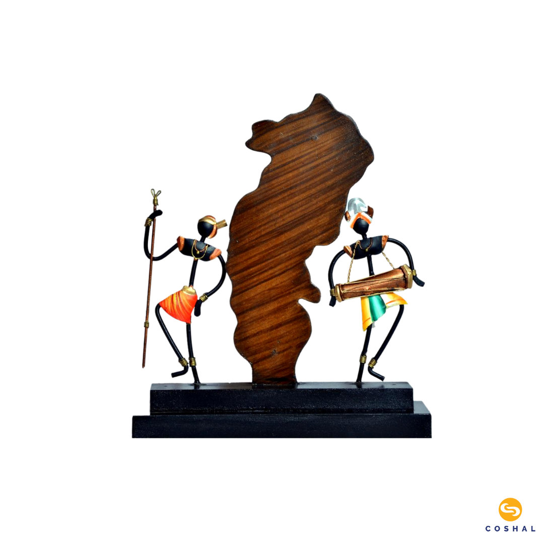Coshal Wrought Iron Tribal Figures Metal For Mementos | Coshal | CM10