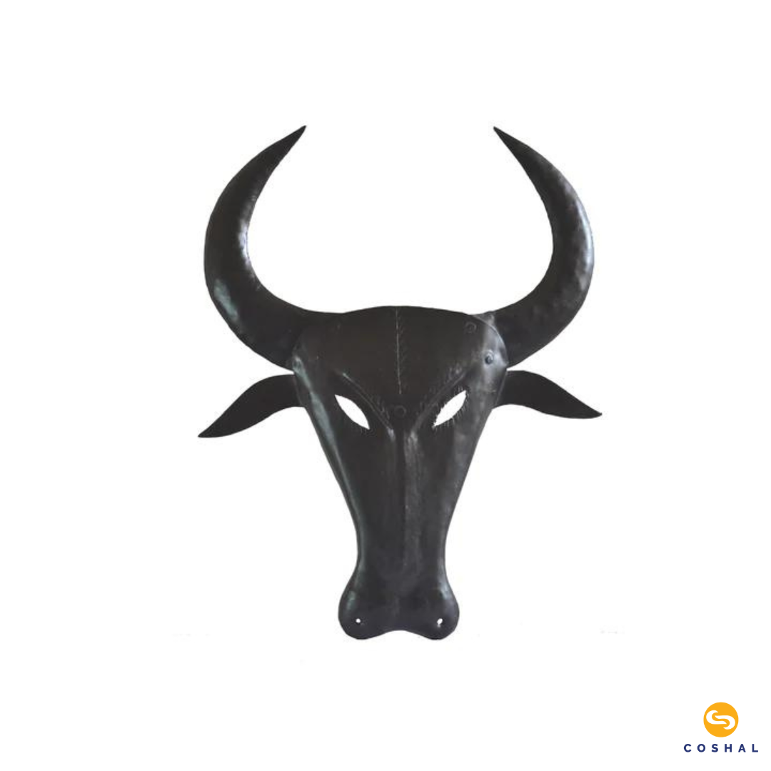 Abstract Mask Wall Hanging | Wrought Iron | Wall Art For Living Room| Coshal | CI06