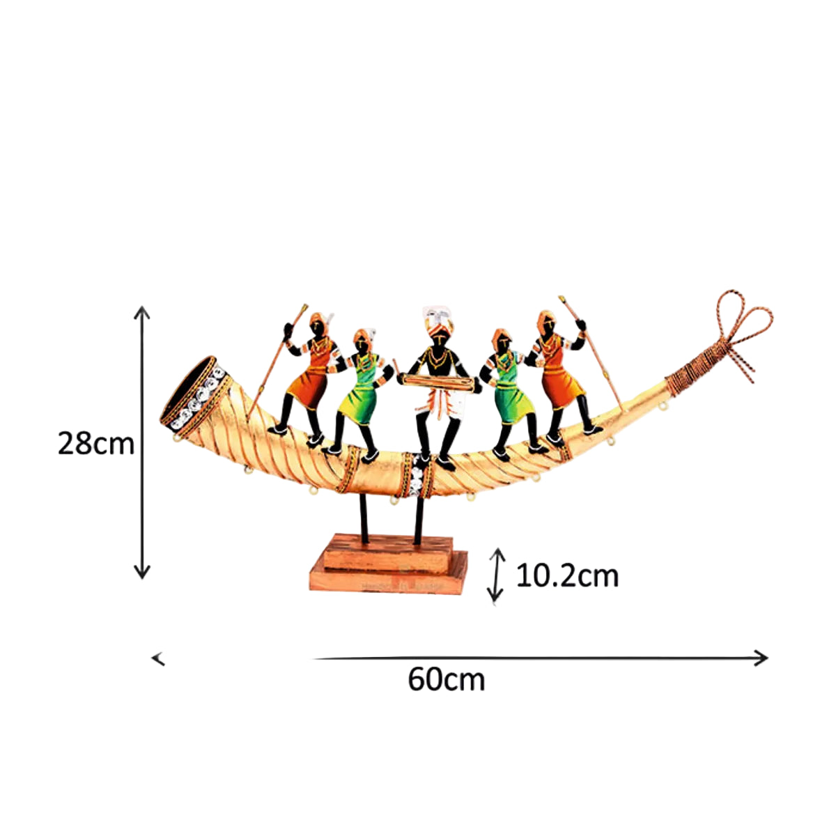 Bastar Tribal Dancers & Musicians on Trumpet