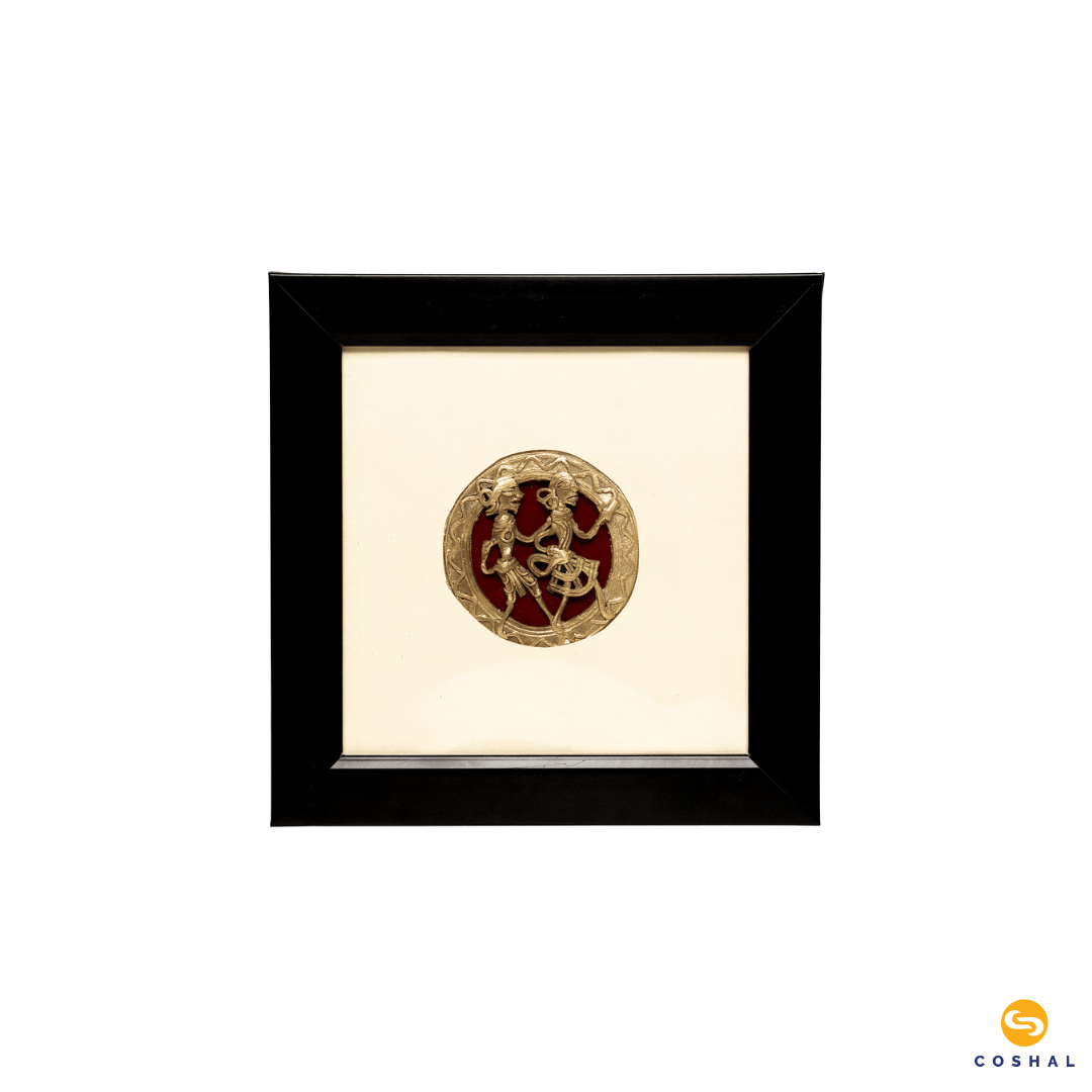 Wall Frame | Dhokra Brass Art | Best for Home Decor and Wall decor | Coshal | CD31