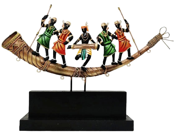 Bastar Tribal Dancers & Musicians on Trumpet