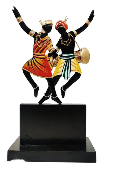 Tribal Dancing Couple Table Top Showpiece